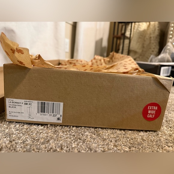 Extra Wide Calf - Lucky Brand Leather Boots - Size 8 - Picture 11 of 12